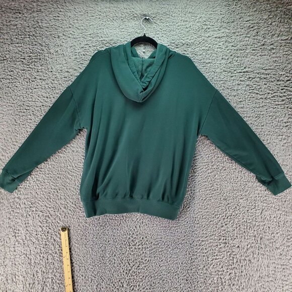 Buffalo David Bitton Top Womens Large Green Pullover Hoodie Sweatshirt - Picture 8 of 9